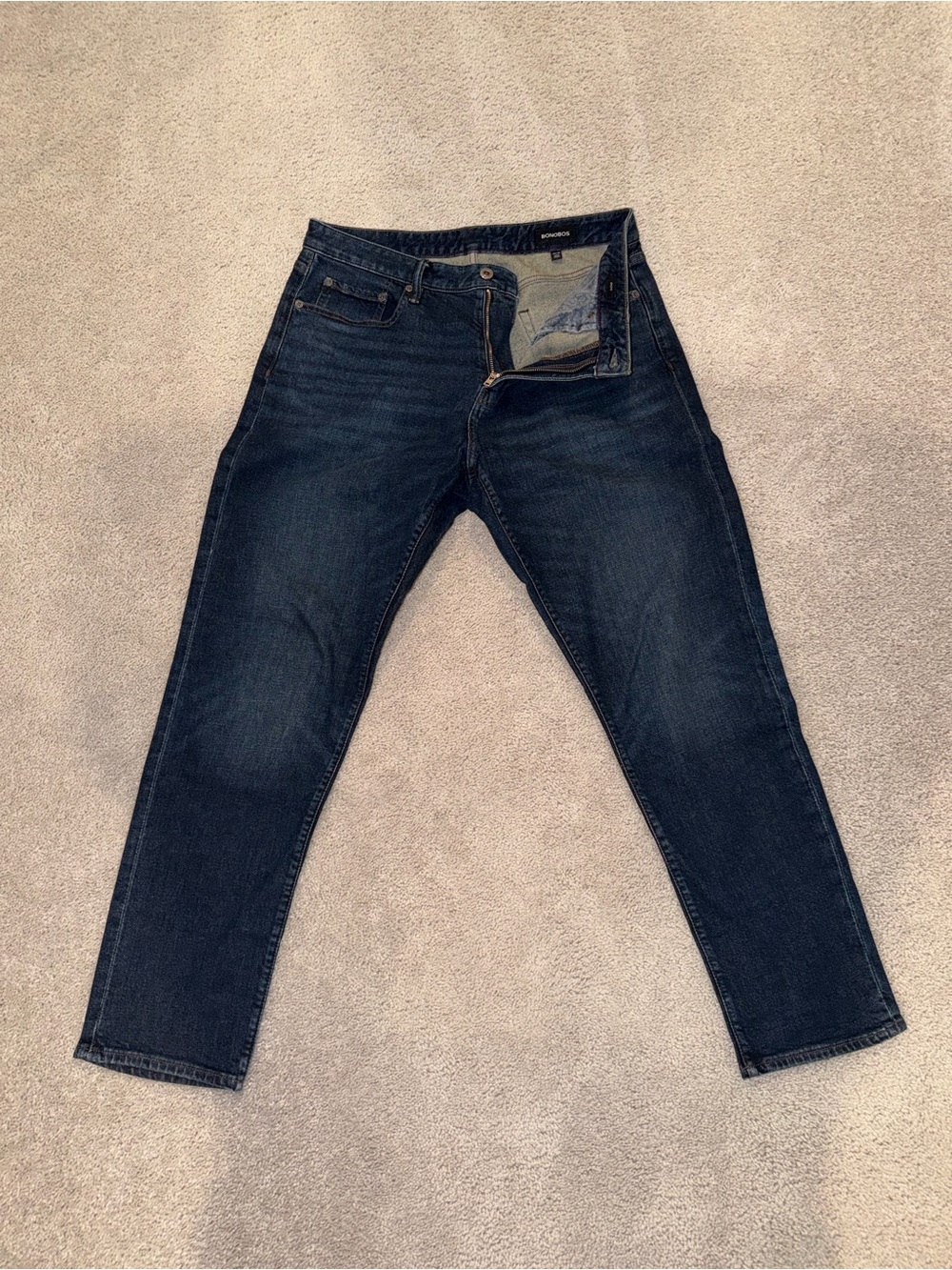Bonobos Japanese Selvedge Dark Indigo Jeans (athletic fit)